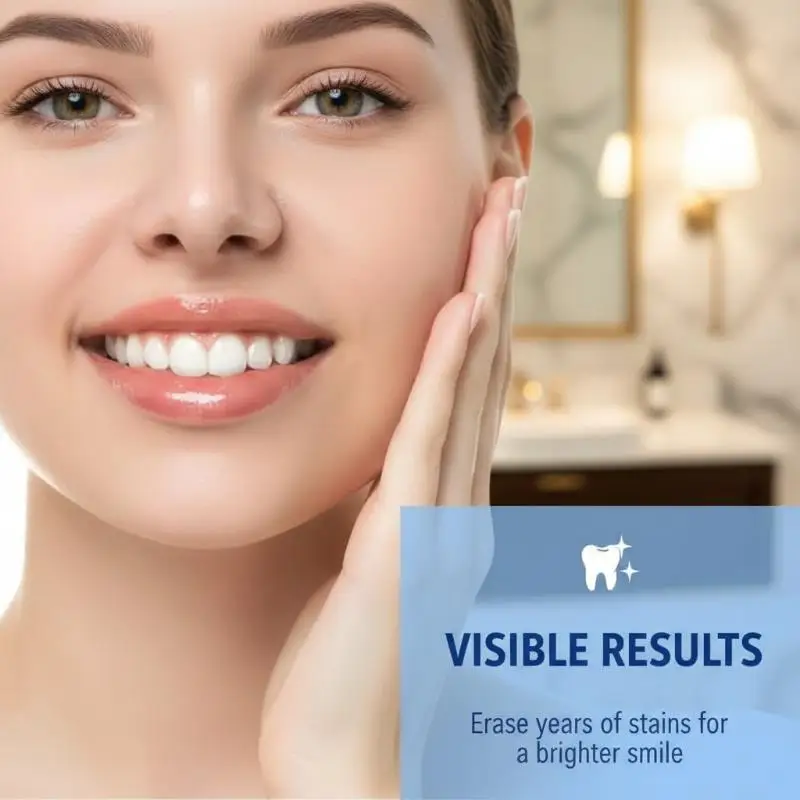 Oralhoe Tooth Cleaning Pen Designed To Remove Tooth Stains And Tartar, Leaving Your Teeth Naturally Shiny And Clean