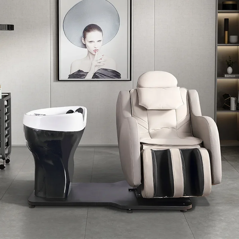 

Rotating Massage Shampoo Bed Electric Massage Couch Hair Care Salon Beauty Salon