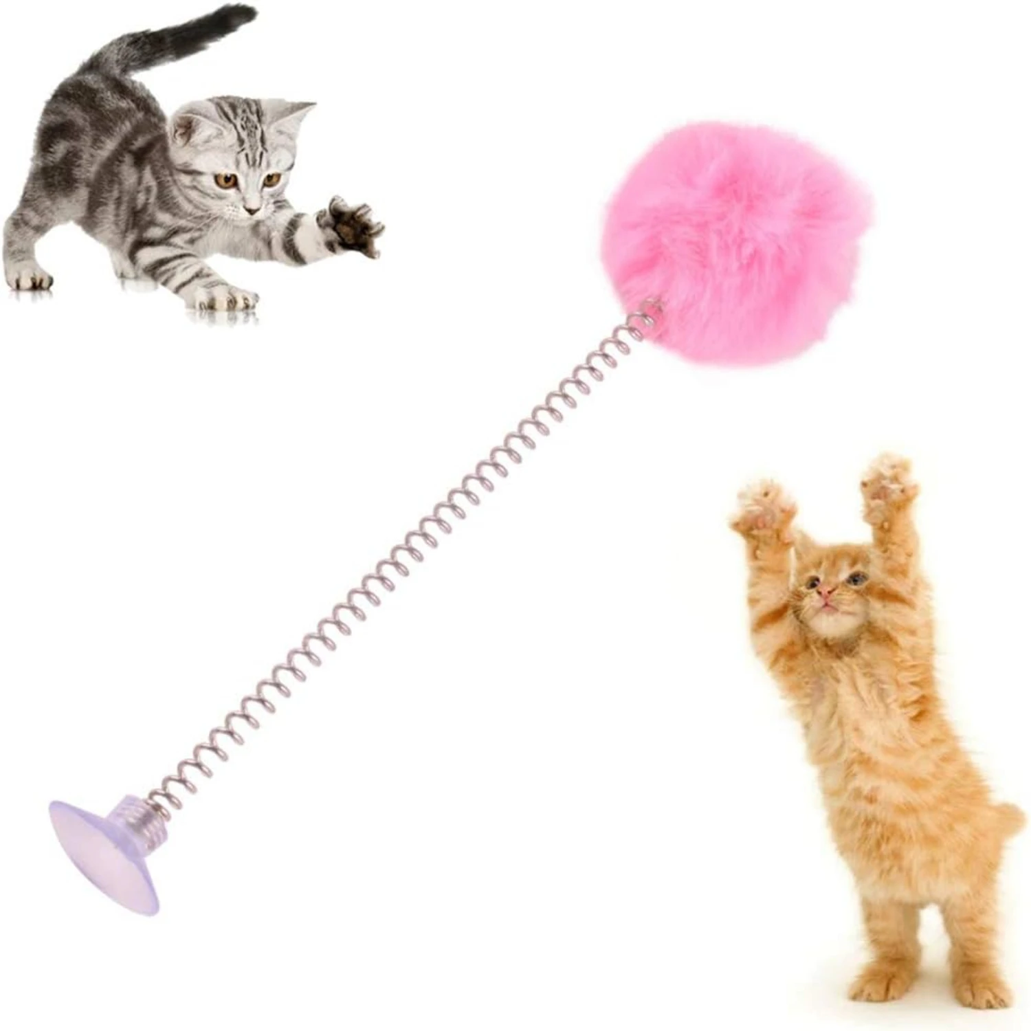 Interactive and stimulating feather catnip teaser stick - perfect enrichment tool for cats - exciting and enticing toy for endle