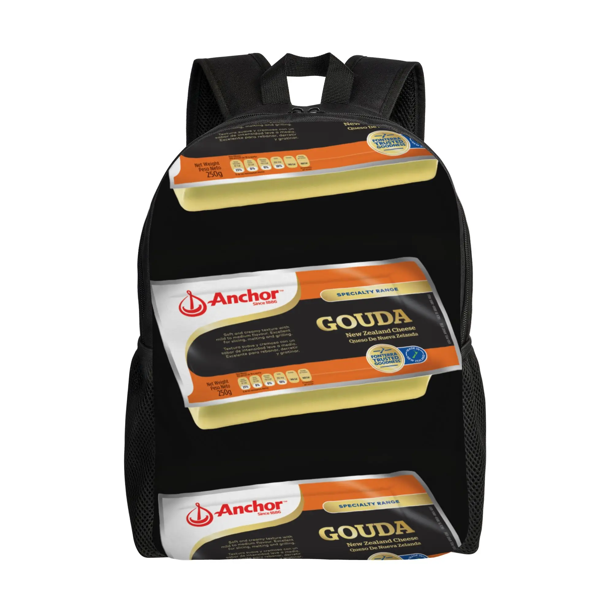 

aAnchor Gouda New Zealand Cheese Visual Poster aAnchor Schoolbag Men Daily Large Capacity Schoolbag Back To School Season