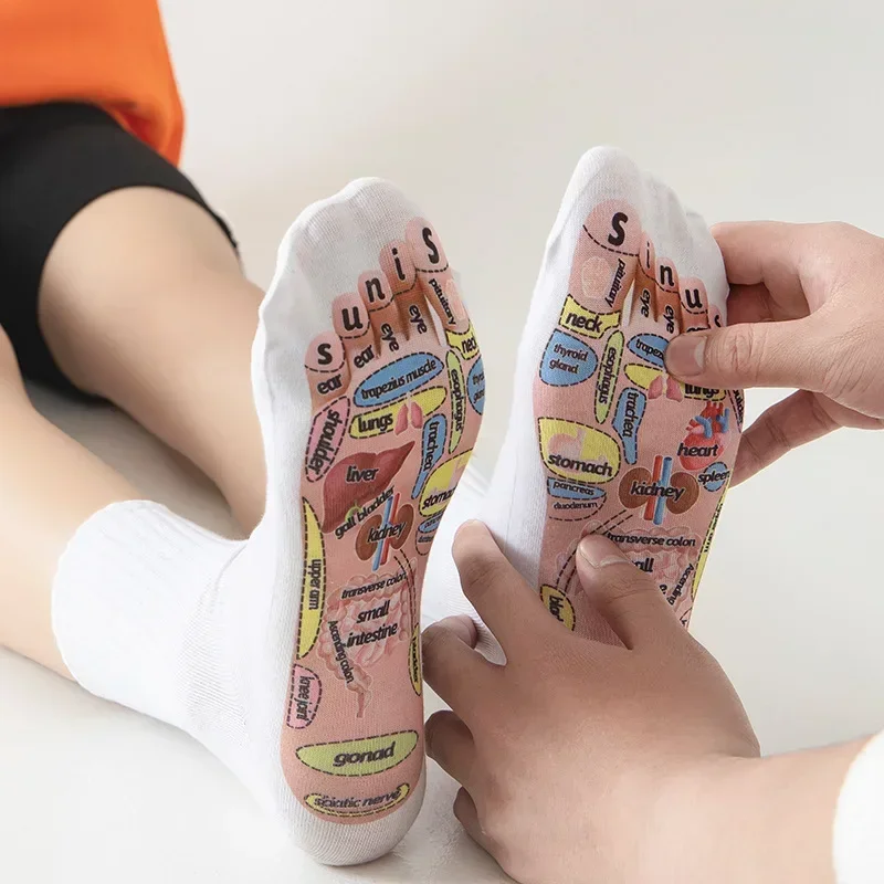 Foot Massage Acupoint Map Socks