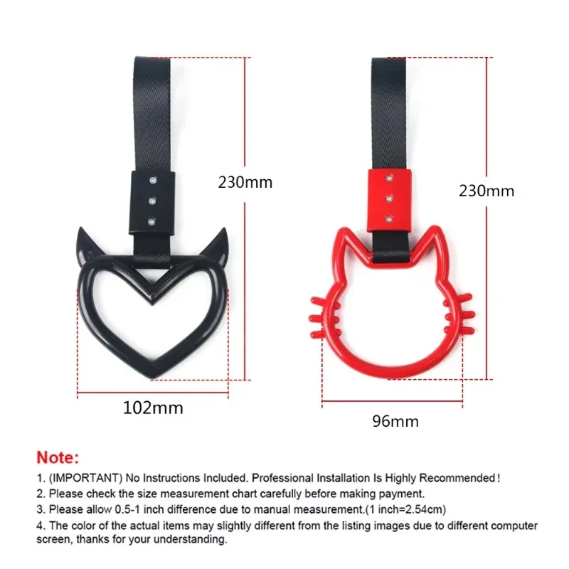 1 قطعة جديد JDM Tsurikawa مقبض حلقة القلب قطار حافلة حزام اليد التصميم الانجراف سحر سيارة تحذير سحب خطاف شريطي ملصق Gundam الوقوف