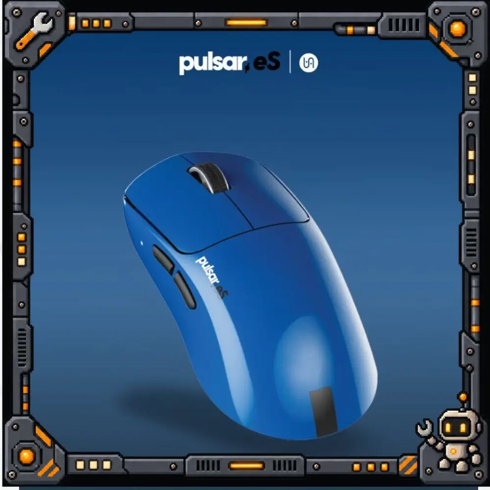 Pulsar eS FS-1 Mouse Wireless 56g Lightweight XS-1 32000DPI 8000Hz Optical Back Symmetrical Low Latency Esports Gaming Mouse