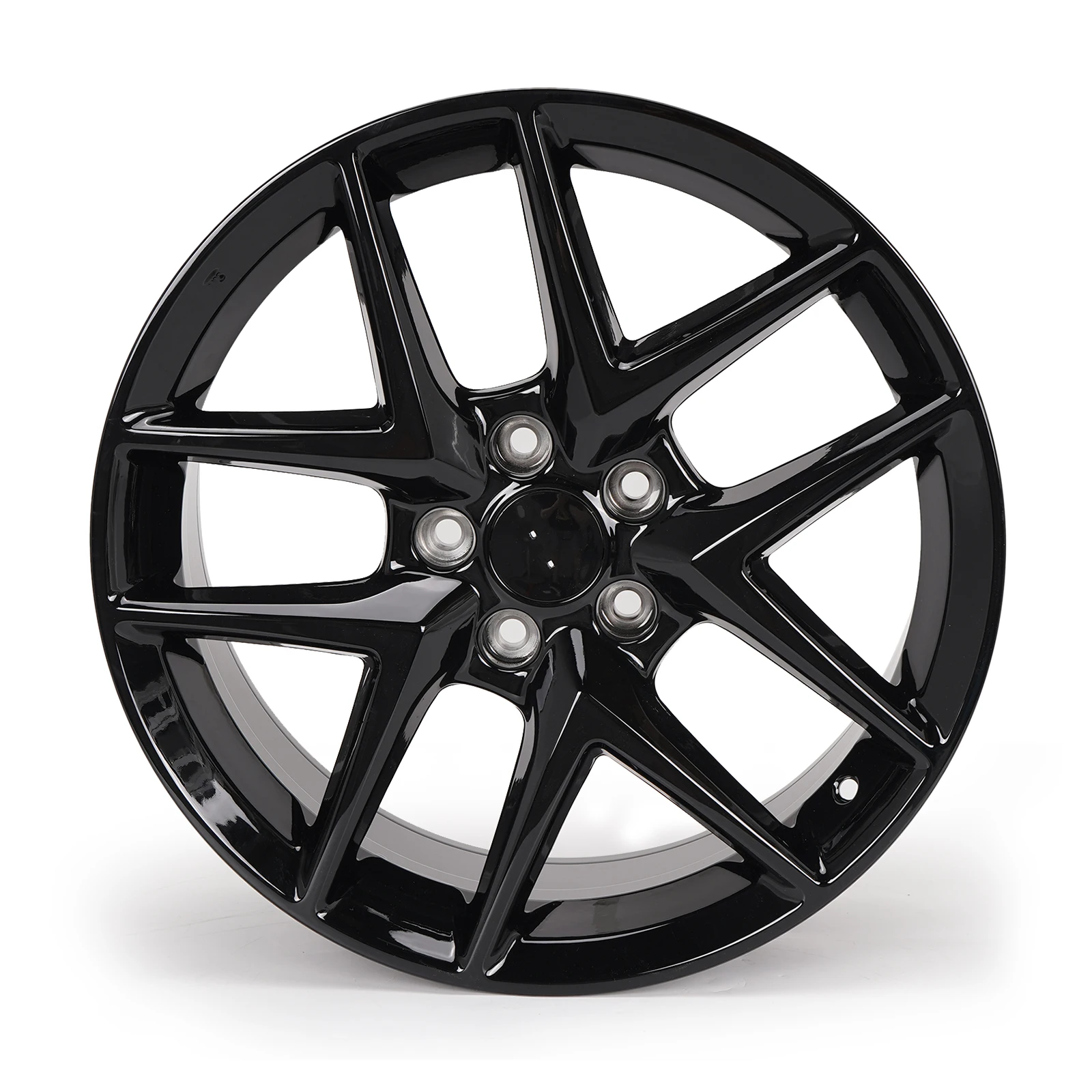New 18"x8" Glossy Black Aluminum Alloy Wheel Rim Direct Fit Replacement for Honda Civic Sport 2016-2024 Car Wheel Hub