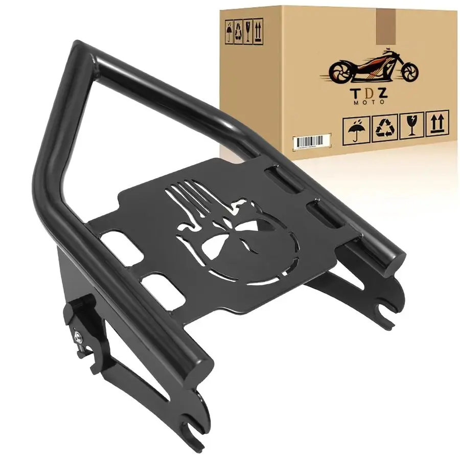 

Black Detachable Luggage Rack for 20092024 Harley Touring Street Glide Road King Road Glide Electra Glide