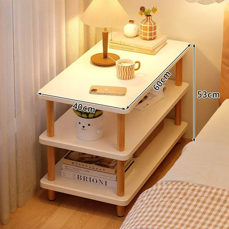New model Bedside table, bedroom, small storage, narrow shelf, small side table, practical bedside table