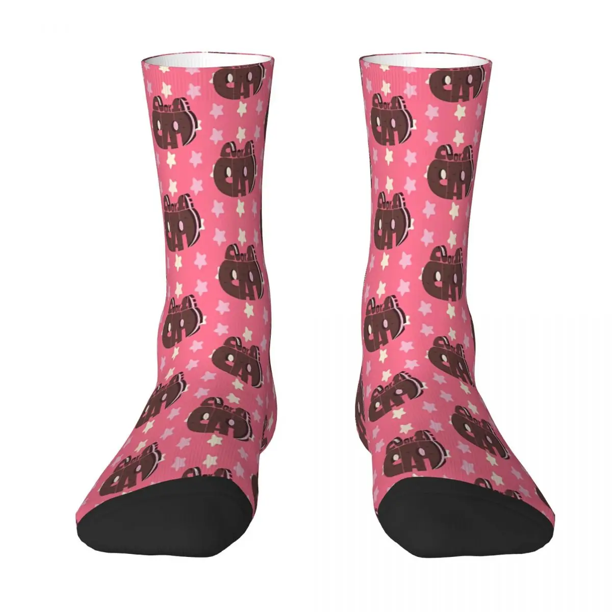 

Cookie Cat Sock Socks Men Women Polyester Stockings Customizable Sweetshirt