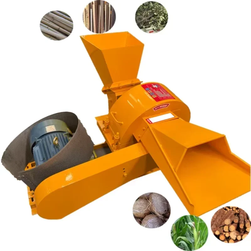 Multifunctional hammer mill wood chip straw saw dust making machine wood chipper