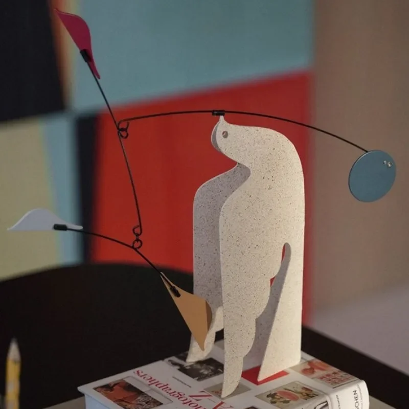 Bird Ornaments Modern Metal Ornament Miniature Elegant Creative Luxury Sculptures Aesthetic Table Accessories Home Decorations