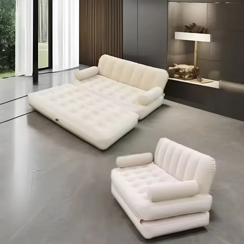 Outdoor Lazy Air Sofa Foldable Nature Indoor Camping Air Sofa Inflatable Romantic Relexing Bedroom Beach Lounge Fotel Air Chair