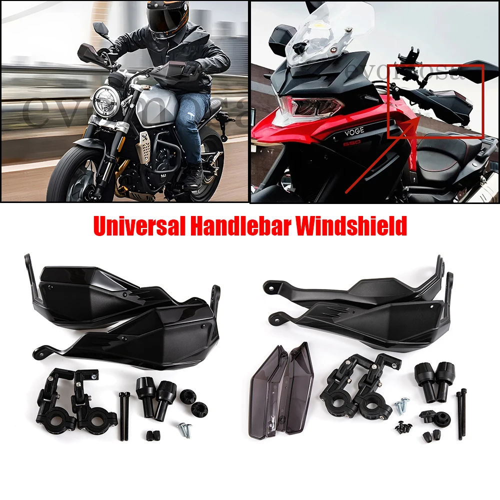 

Universal Motorcycle Handguards 7/8" 22mm 1 1/8" 28mm Dirt Bike Hand Guards for Off-Road Motocross Enduro Handlebar Replacement
