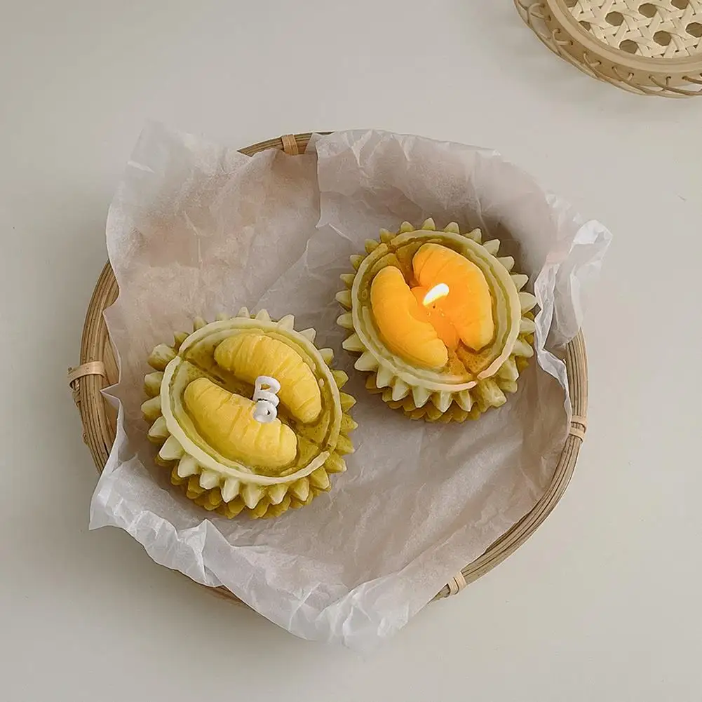 Relaxing Birthday Gift INS Photo Prop Candles Food Shape Candles Home Decoration Fruits Scented Candles