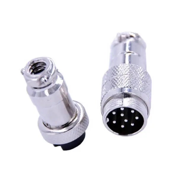 conector-de-cabo-gx16-de-9-pinos-macho-e-femea-redondo-reto-plugue-metalico