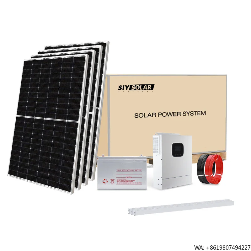Off Grid Solar Power Generator System for Home 3kw 4kw 5kw Solar Panel Unit Cost Complete House Solar Power System