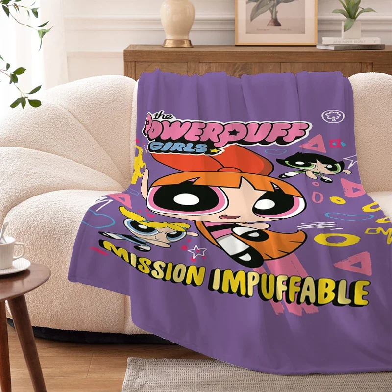

Nap Blanket Sofa Winter Warm The P-Powerpuffs Girls Bed Fleece Camping Custom Fluffy Soft Blankets King Size Microfiber Bedding