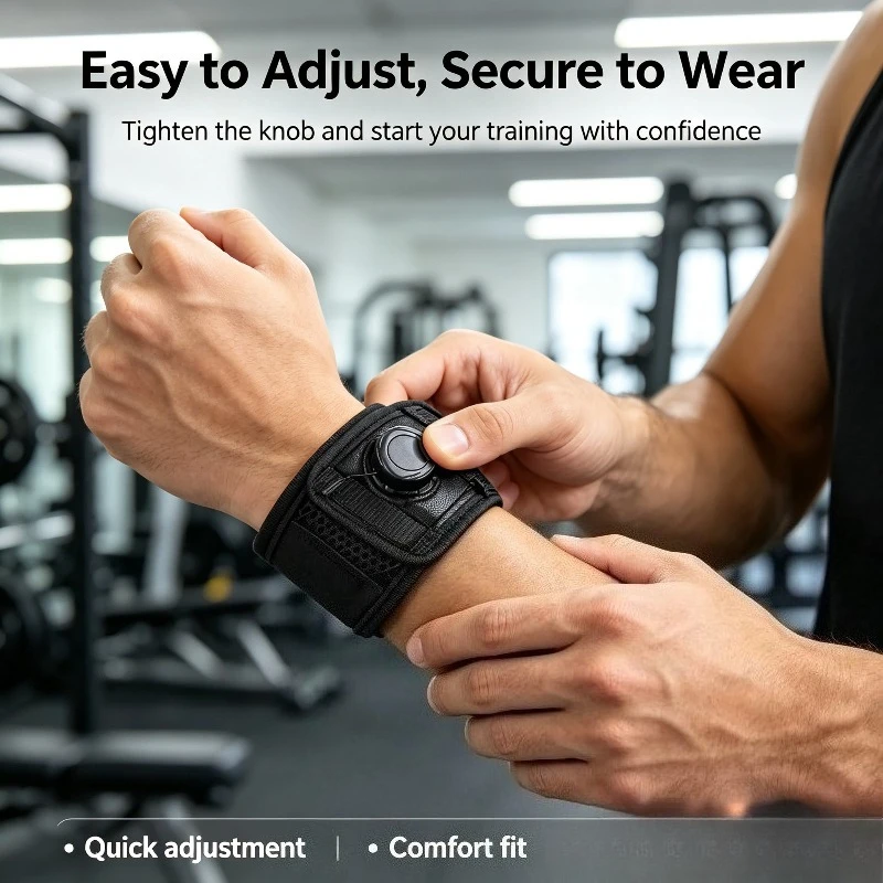 1PC Adjustable Knob Tennis Elbow Brace Strap for Tendonitis Elbow Relief for Men Women,Elbow Brace, Arm Forearm Brace Bands
