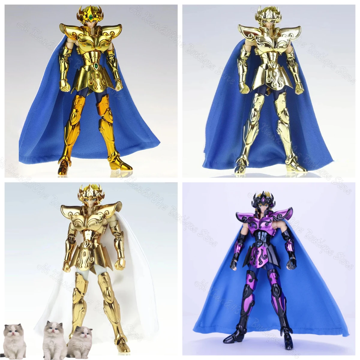 

Spot Goods JM.MST Saint Seiya Myth Cloth EXM Leo/Lion Aiolia 24K Hades/Dark Gold Knights of The Zodiac Action Figure