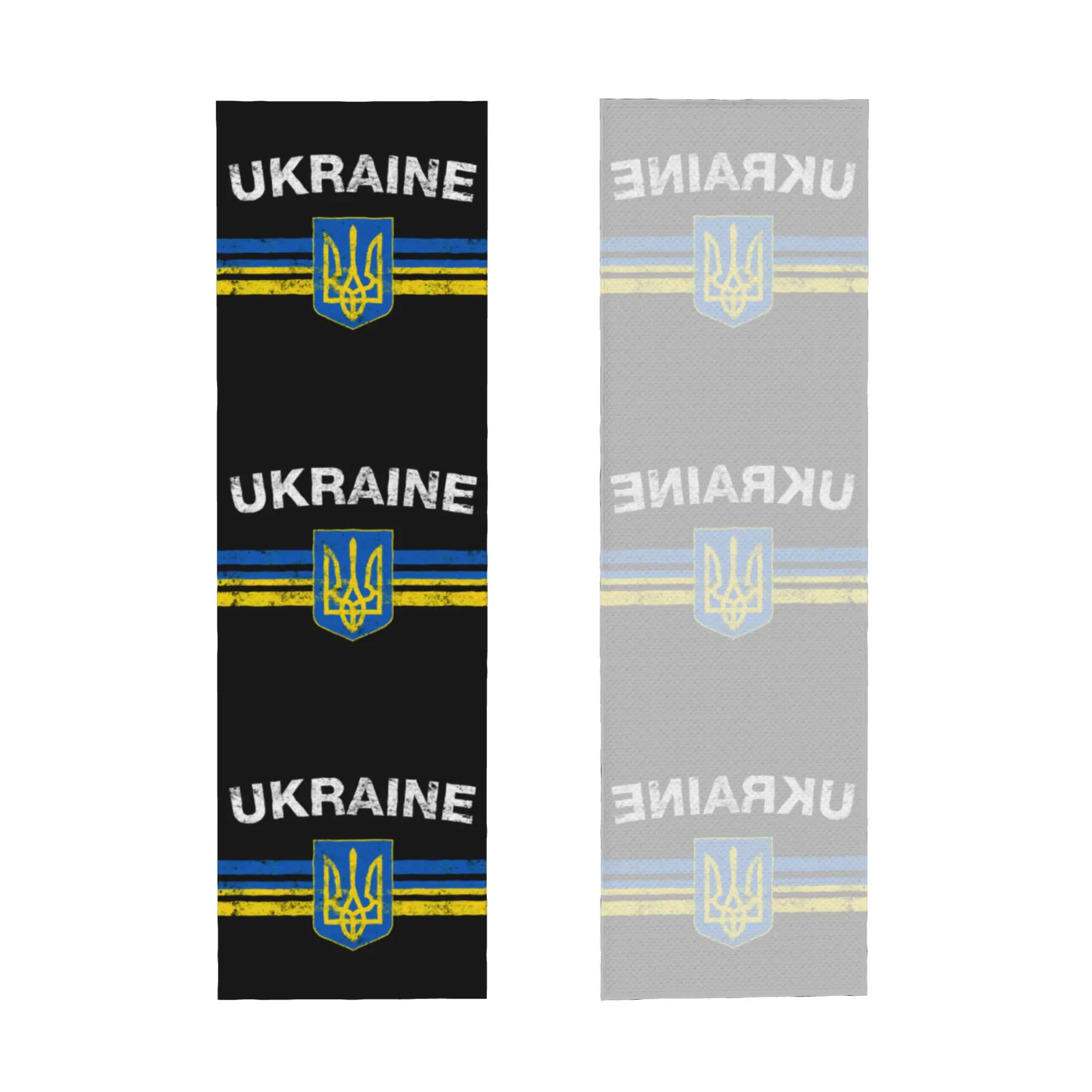 Coat of Arms Ukraine Ukrainian Flag Cold Exercise Towel  Yoga And Fitness Running Activities Travelling Swimming Camping Towels
