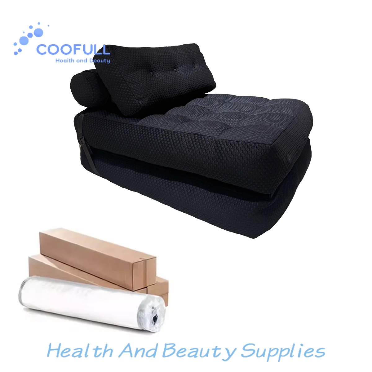 Coofull Modern Vacuum Compressed Sofa Bed Sectional Sofa Living Room Bedroom Recliner Lazy Sofa