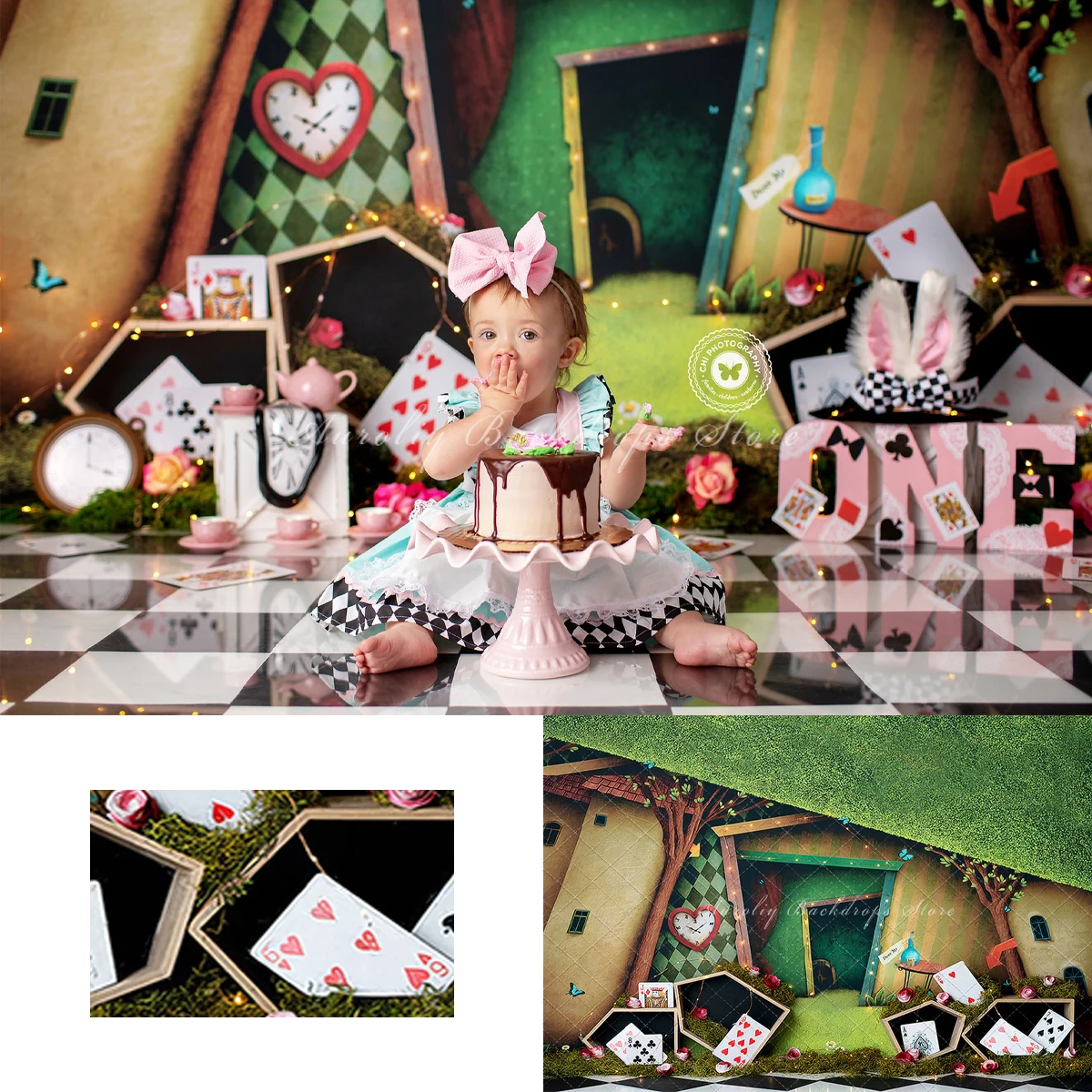 Crazy Jungle Backgrounds Cake Smash Kids Adult Photography Props Child Baby Poker Decors Photo Studio Backdrops