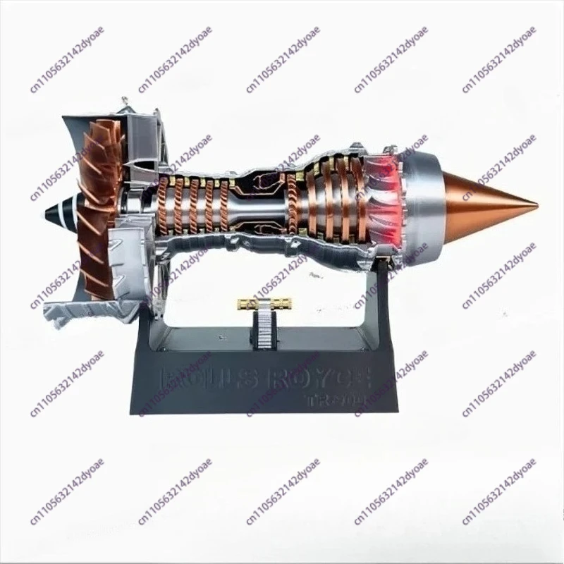 

A380Trent 900 Engine 1/16 Turbofan Blade Aircraft Engine Electric Model Ornament Gift Finished Product/DIY Kit