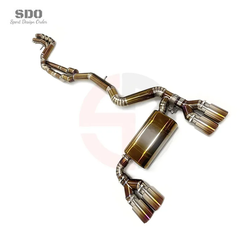Tuning Sport Catback Muffler for  M2C/M2 Competition F87 3.0T 2018-2023 Titanium Pipe Valve Exhaust Systems