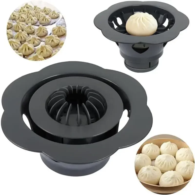 flower shaped bun and dumpling machine molde de bolinho baozi maker bun mold paes caseiros preparacao exploracao para facilidade 01