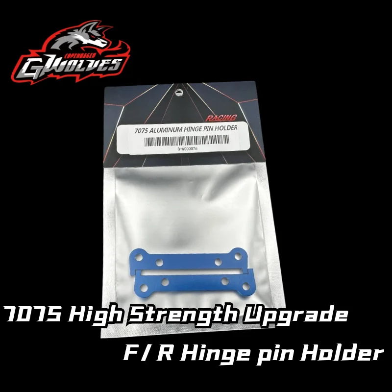 GWOLVES per HOBAO Upgrade OP 94009 7075 Hgh Strength F/R cerniera Pin Holder 2PC Fit 1/8 HYPER MT / MTX 1/7 MT ii Monster Truck