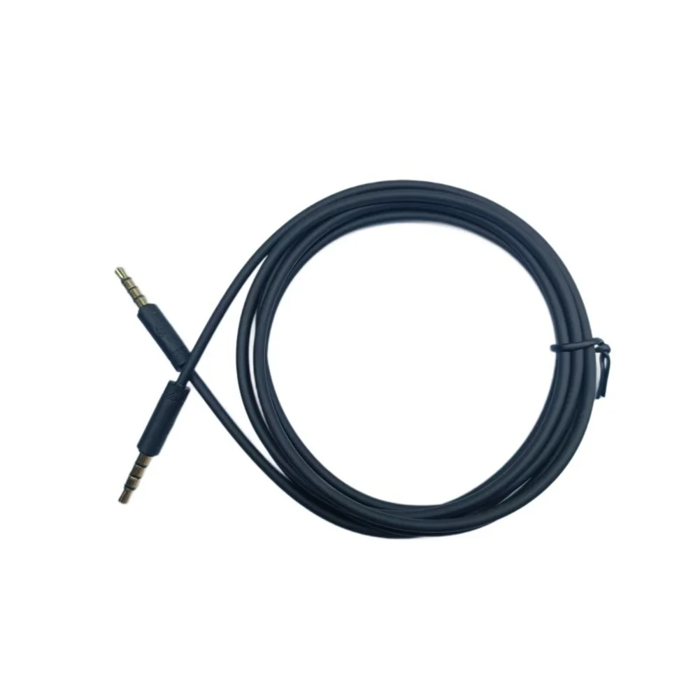 Replacement Audio Cable 1.6m 3.5mm for Logitech G233 G433 G PRO G PRO X2 For Gaming Headsets Black Lightweight