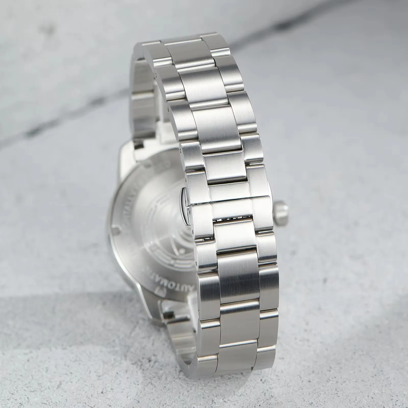 Мужские часы OBLVLO из нержавеющей стали 316L, автоматические механические водонепроницаемые часы с вращающимся двигателем и звездным ротором