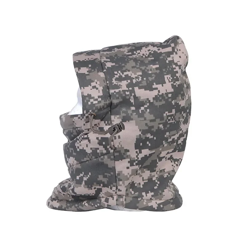 Tactical Camouflage Warm Hood Face Neck Mask Multi-functional Hood Protective Gear Head Scarf Headwear Sports Hiking Cycling