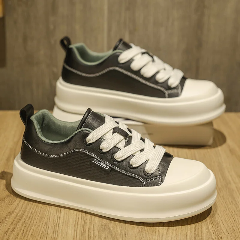 

Vintage Washed Blue High-Street American Denim Casual Vulcanized Sneakers - Summer Breathable Canvas Low-Tops with Chunky Soles