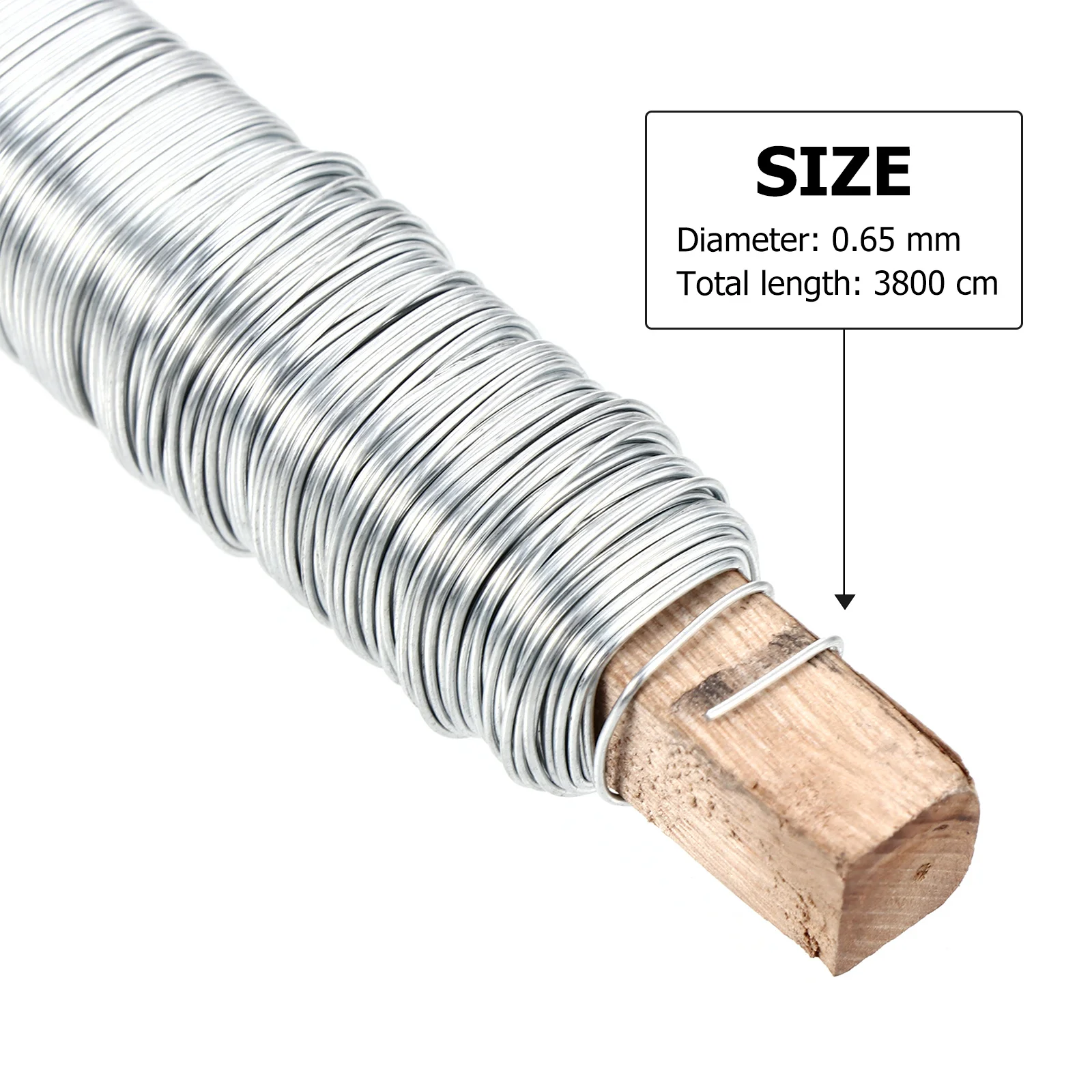3Pcs 구부릴 수 있는 공예 와이어 경량 휴대용 DIY 꽃 줄기 시뮬레이션 꽃 DIY 안전하고 오래 지속되는 만들기