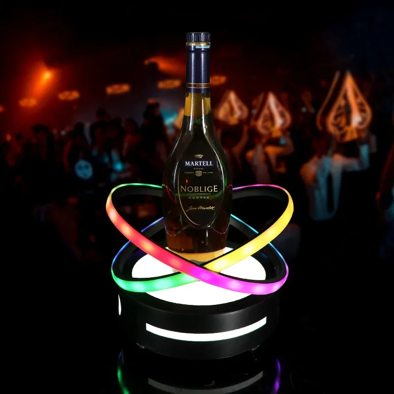 Bar KTV foreign wine base nightclub party X cross ring champagne creative luminous wine stand