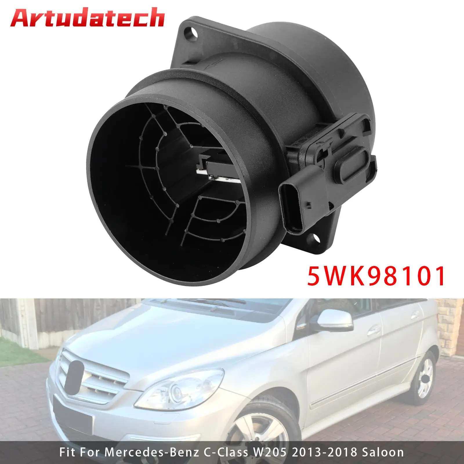 

Artudatech Mass Air Flow Meter Sensor For Mercedes-Benz W205 W176 GLC X253 5WK98101