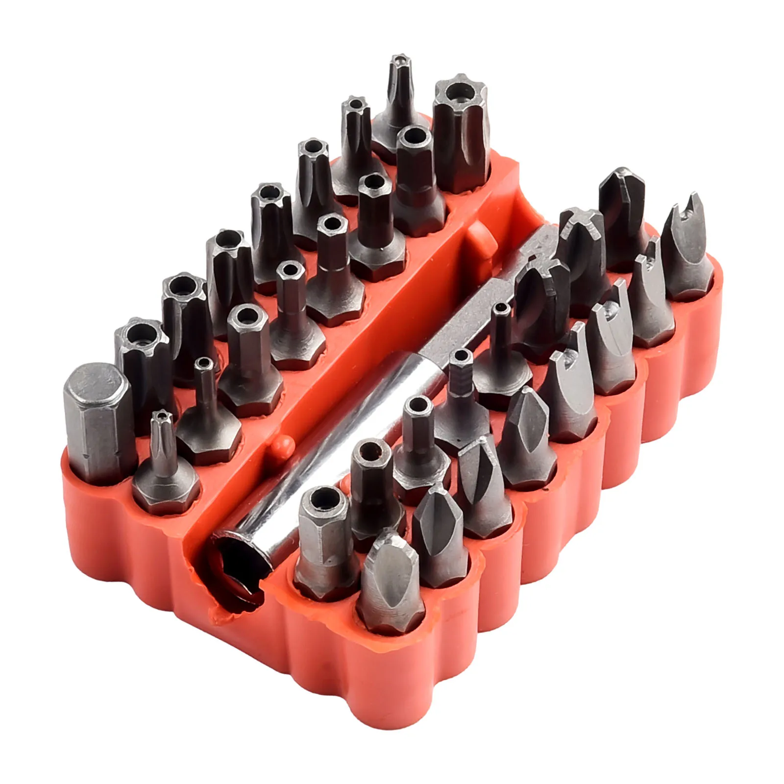 33 Pcs Hexagonal Extension Shank Magnetic Extension Bit Holder Hollow/Solid Types Screwdriver Bits Set Quick Release Bit Holder