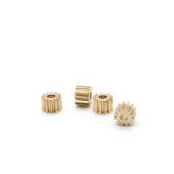 0.4M Copper Gear 6/7/8/9/10/11/12/13/14/15/16/17/18 Teeth Precision Machinery Gears Metal Model Gear DIY