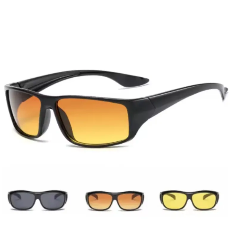 

Очки ночного видения с антибликовым покрытием, модные солнцезащитные очки с желтыми поляризационными линзами, очки для вождения для водителей автомобилей, автомобильные аксессуары