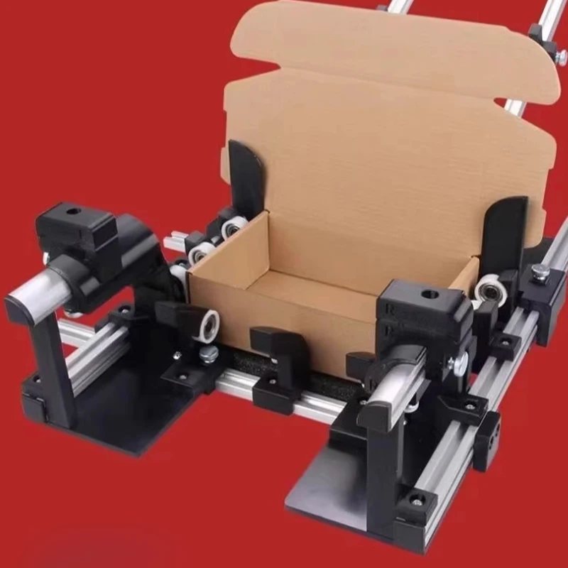 Airplane Box Folding Fixture Box Folding Assistant Tool Manual Tool Packing Machine Folding Fixture with Adjustable Dimensions