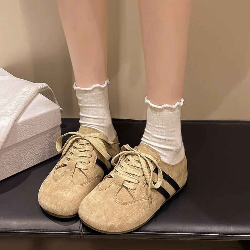 الصيف النساء البغال أحذية الشقق منصة النعال صناديل للنساء مصمم 2025 الاتجاه الوجه يتخبط أحذية رياضية كاجوال لينة Zapatos Muje #4