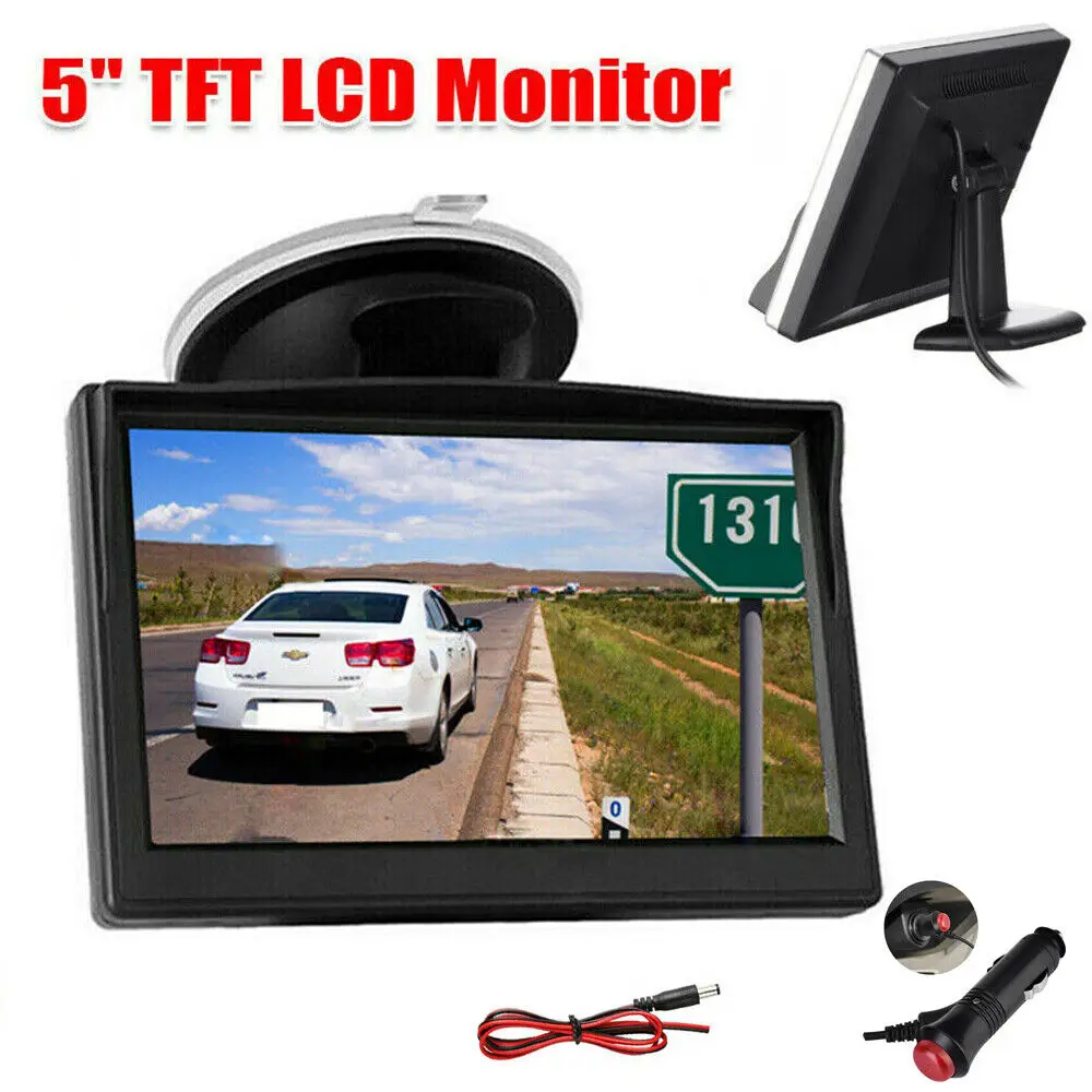 

5" TFT LCD 800*480 Screen Color Monitor For Car Rear View Reverse Backup Camera