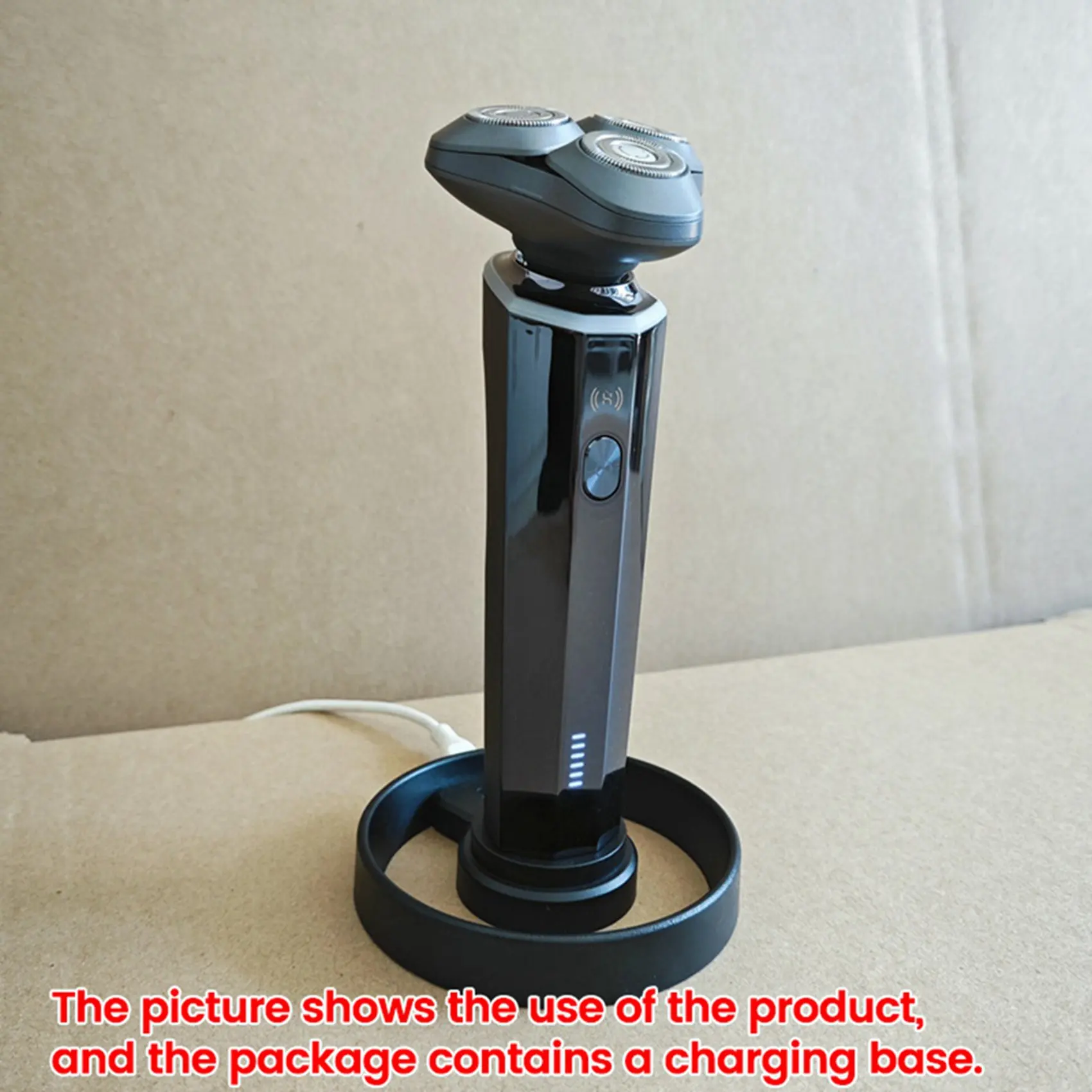 

【ADORN】4X Beard Trimmer Charging Base Type C Charging Base For Charging And Displaying Beard Trimmers