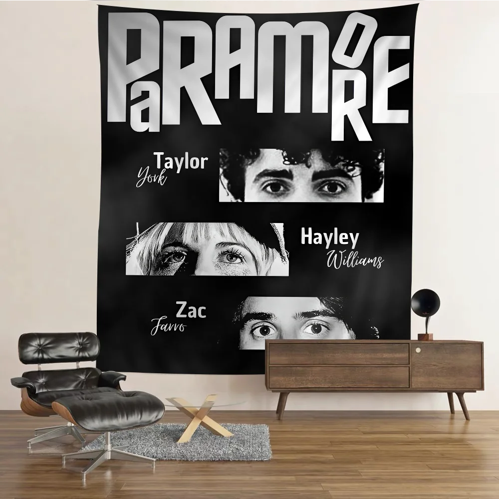 Singer P-Paramore 2023 Tour Music Album Hanging Bohemian Tapestry Cheap Hippie Wall Tapestries Mandala Wall Hanging Home Decor