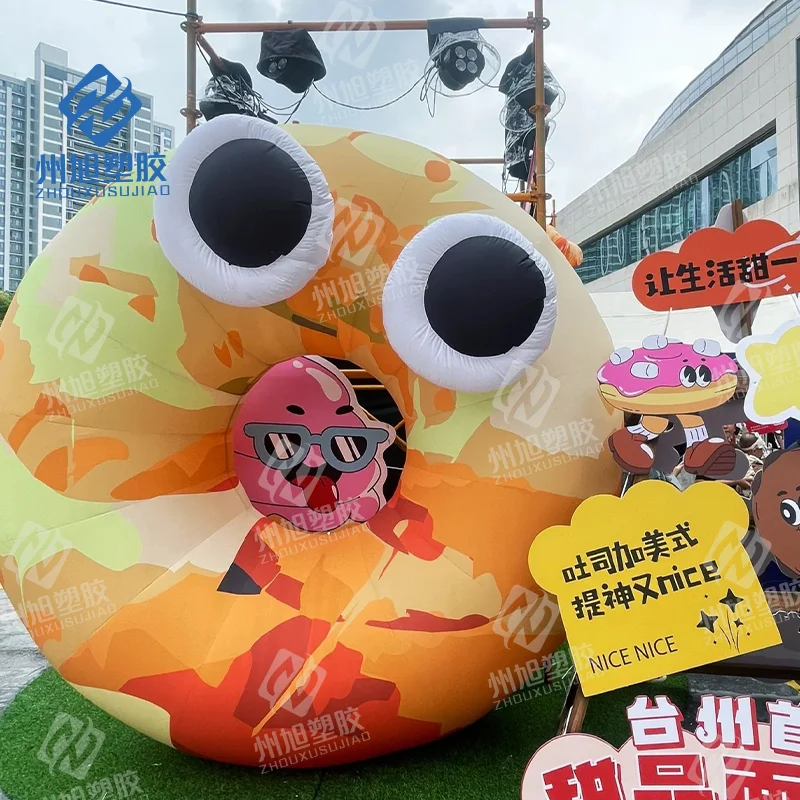 

Dessert festival giant inflatable donut cartoon donuts sweet toast bread cartoon inflatable model