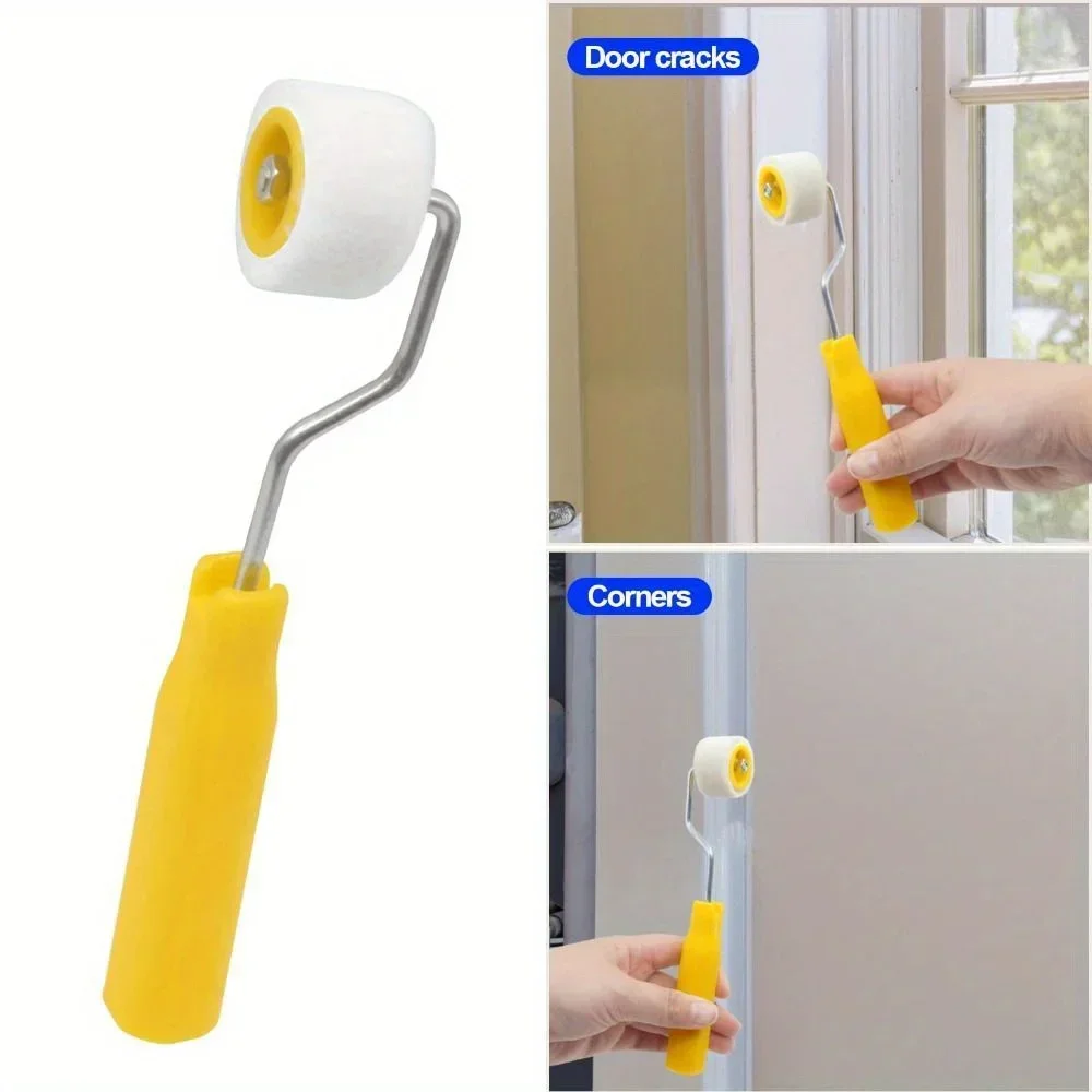 ミニペイント DIY 絵画ペイントツールブラシ行き止まりなしウールブラシ超小型ペイントタッチアップトリミングブラシローラー壁修理