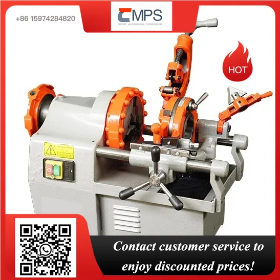 Electric Industrial 2 Inch Pipe Threading Machine 1/2