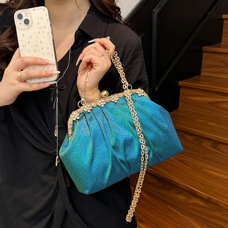 

Luxury Women Evening bag,dazzling and colorful Clutch bag for Women,Fashionable Shoulder Crossbody Bag For Women,faddish purse