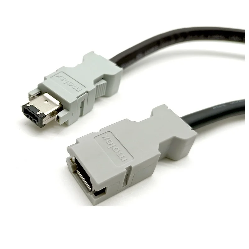 

Кабель энкодера для серводвигателей Yaskawa JZSP-CMP00-03-E 05-E JZSP-CMP00 JZSP-CMP10 JZSP-CSP12 с 6-контактным разъемом IEEE1394