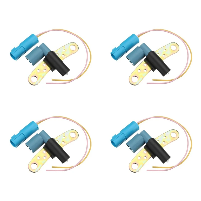 4X 7700101970 2Pin Car Crankshaft Crank Position Sensor For Renault Clio Laguna Espace Megane Scenic Thalia 8200468645