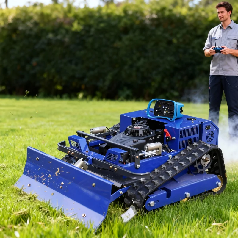 

Customized Zero-Turn Remote-Controlled Lawn Mower - All-Terrain Self-Propelled Robot with Discounted Farm Price